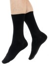 Siyah Renk Kışlık Erkek Bambu Çorap 6'lı Set - 138