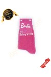 Orijinal Lisanslı Barbie Temalı Fuşya Soket Ev Çorabı - DL15610710-BRB-FSY-31-34