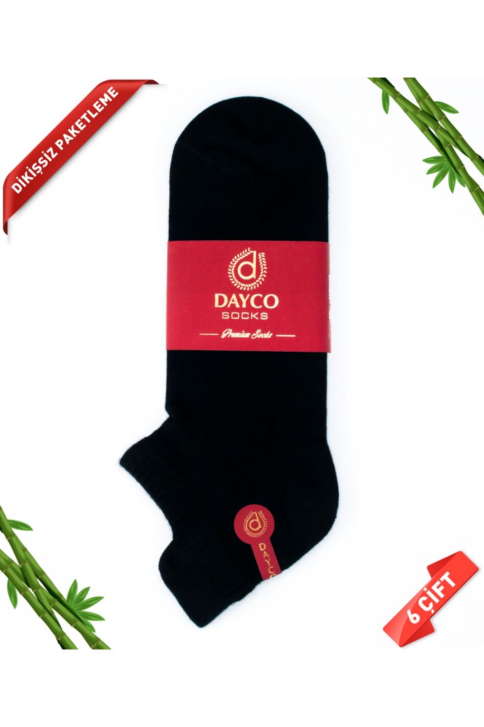 Premium Dikişsiz Bambu Erkek Kulaklı Süper Patik Çorap - 41-44 - 10581-SYH