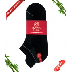 Premium Dikişsiz Kulaklı Bambu Süper Patik Çorap - 35-38 - 10590-SYH-35-38