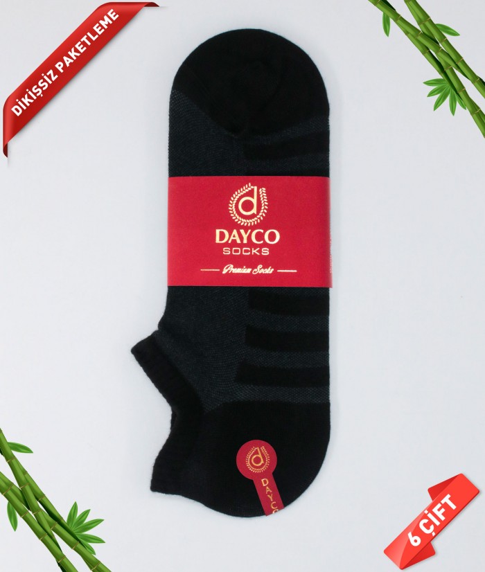 Premium Dikişsiz Bambu Erkek Süper Patik Çorap - 41-45 - 10531-SYH