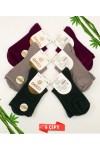 Dayco Premium Dikişsiz Kadın Bambu Çorap 6'lı Asorti Set - 354-A