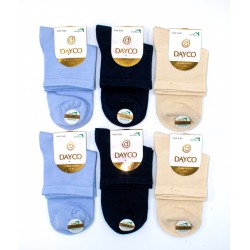 Premium Dikişsiz Kadın Bambu Soket Çorap 6'lı Asorti Set - 355-KLL