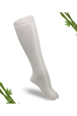 Premium Bambu Kadın Dizaltı Çorap (1 Çift) - 382-TGRI