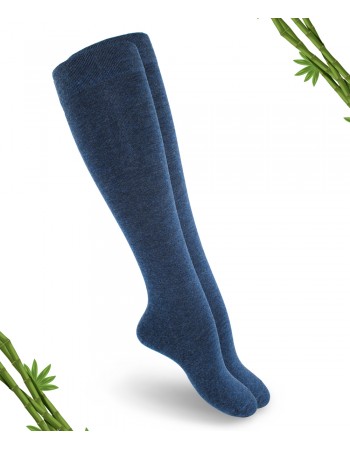 Premium Bambu Kadın Diz Altı Çorap (1 Çift) - 383-JNML