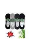 Yazlık Erkek Bambu Babet Çorap 4'lü Asorti Set - C107