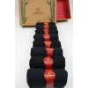 4 Siyah 4 Lacivert Asorti Renk Yazlık Erkek Bambu Çorap Soket 8'li Set Premium Kraft Kutulu - 476