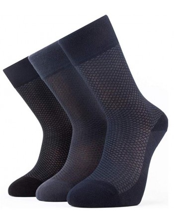 Yazlık Erkek Bambu Çorap Soket 3'lü Asorti Set - 10269-3LU