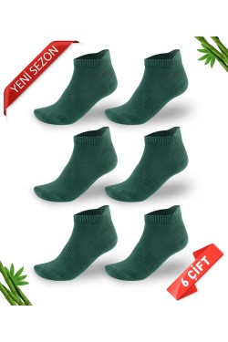 Premium Dikişsiz Bambu Erkek Kulaklı Süper Patik Çorap - 41-44 - 10586-YSL