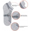 Premium Dikişsiz Kulaklı Bambu Süper Patik Çorap - 43-46 - 10590-GRML-43-46