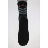 Siyah Renk Havlu Taban Erkek Spor Çorap - 4502