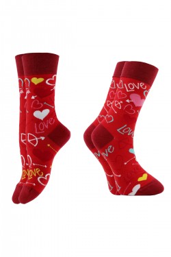 Sevgililer Günü Çorabı (Bay-Bayan) 2 Çift - 725-Sevgili-SKT