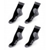 Desenli Havlu Taban Premium Sporcu Çorabı (4 Çift) - 4502