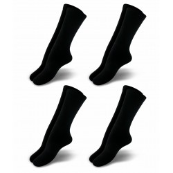 Premium Siyah Renk Havlu Taban Soket Sporcu Çorabı - 4528-SYH-39-42