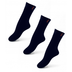 Premium Lacivert Renk Kadın Dikişsiz  Termal Çorap 3'lü Avantaj Paketi - 4003-LACI
