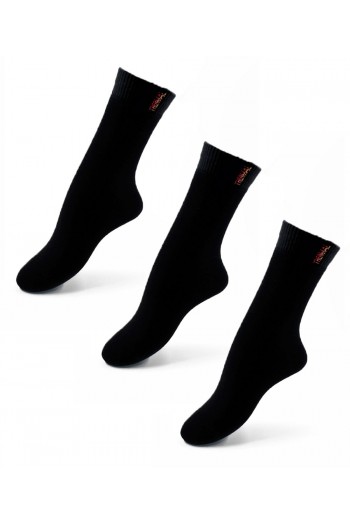 Premium Siyah Renk Kadın Dikişsiz Termal Çorap 3'lü Avantaj Paketi - 4003-SYH