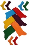 Kadın Renkli Çorap Soket 6'lı Set - 750-Renkli-35-38-SKT