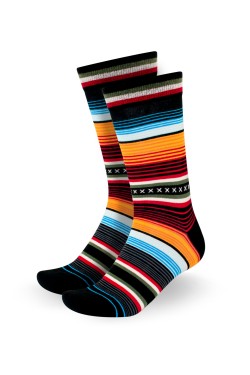 Renkli Çizgili Soket Çorap - 727-Ekinoks-40-44
