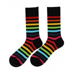 Çember Desenli Renkli Kadın Çorap Soket - 704-Cember-SKT