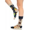 Fıçı Desenli Renkli Kadın Çorap Soket - 709-Fici-SKT