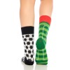 Futbol Desenli Renkli Kadın Çorap Soket -  703-Futbol-SKT