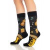 Müzik Desenli Renkli Erkek Çorap Soket - 712-Muzik-SKT