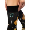 Müzik Desenli Renkli Kadın Çorap Soket - 712-Muzik-SKT