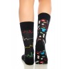 Sağlık Desenli Renkli Kadın Çorap Soket - 700-SGLK-SKT