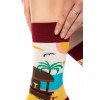 Sahil Desenli Renkli Kadın Çorap Soket - 708-Sahil-SKT