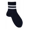 Lacivert Renk Tenis Çizgili Erkek Renkli Çorap - 658-LACI