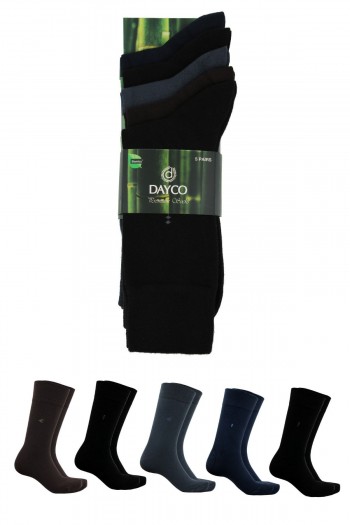 Kışlık Erkek Bambu Çorap 5'li Asorti Set - 501