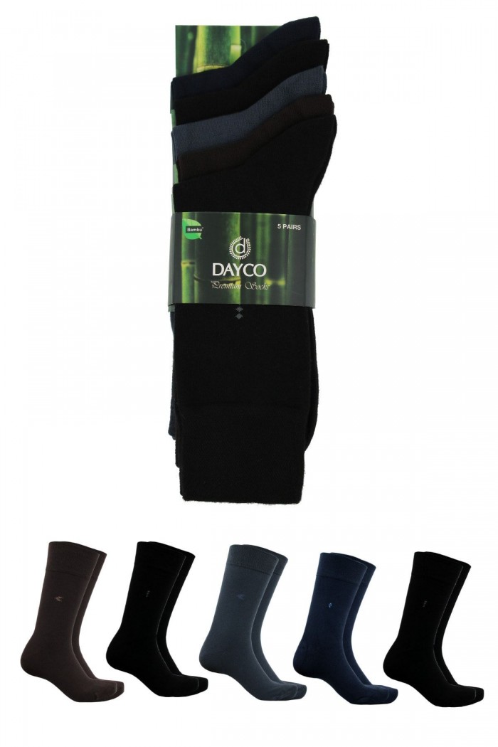 Kışlık Erkek Bambu Çorap 5'li Asorti Set - 501