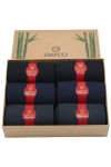 Mevsimlik Premium Erkek Bambu Çorap 6'lı Asorti Set - 482