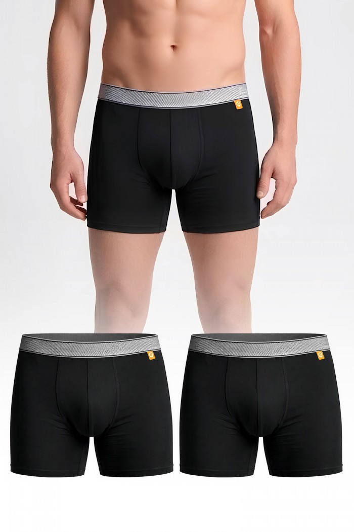 Dayco Premium Micro Modal Erkek Boxer İkili Paket Siyah Renk - MBX102-M-SYH-CIFT Dayco Premium Micro Modal Erkek Boxer İkili Paket Siyah Renk - MBX102-M-SYH-CIFT