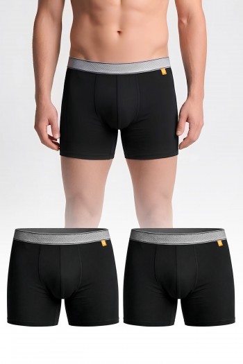 Dayco Premium Micro Modal Erkek Boxer İkili Paket Siyah Renk - MBX102-XXL-SYH-CIFT