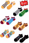 Desenli Renkli Unisex Patik Çorap Yeni Sezon - 706-Avantaj-39-42-PTK
