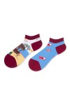 Desenli Renkli Unisex Patik Çorap Yeni Sezon - 706-Avantaj-39-42-PTK