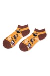 Desenli Renkli Unisex Patik Çorap Yeni Sezon - 706-Avantaj-39-42-PTK