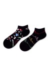 Desenli Renkli Unisex Patik Çorap Yeni Sezon - 706-Avantaj-39-42-PTK