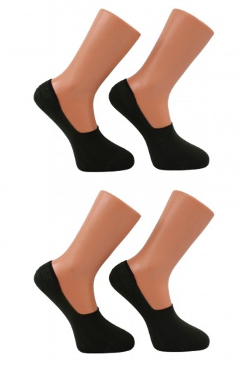 Haki/Yeşil Renk Yazlık Erkek Bambu Babet Çorap 4'lü set - C105