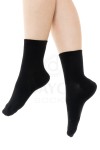 Siyah Renk Bambu Kadın Çorap 6'lı Soket - 350SYH