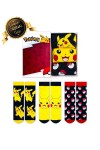 Kutulu Pikachu Desenli Lisanslı Orijinal Pokemon Çorabı - 39-45 - DL15650201-PKKT