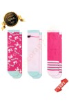 Orijinal Lisanslı Barbie Desenli Soket Çorap 3lü Asorti - DL15610713-BARBIE-31-34