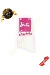 Orijinal Lisanslı Barbie Temalı Beyaz Soket Ev Çorabı - DL15610711-BRB-BYZ-27-30 