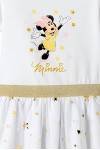 Orijinal Lisanslı Minnie Desenli Yıldız Detaylı Tütülü Kız Çocuk Elbisesi - MINIE-58324-12