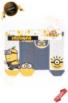 Orijinal Lisanslı Minyonlar Temalı Patik Çorap 4lü Karışık Paket - DL15610715-MNYN-PTK-23-26