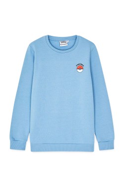 Orijinal Lisanslı Pikachu Desenli Pokemon Temalı Premium Çocuk Sweatshirt - 56832-PKCMV-128-8-9