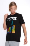 Orijinal Lisanslı Tetris Desenli Erkek T-Shirt Şort Takım - TETRS-55219-M