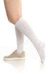 Beyaz Renk Premium Bambu Dikişsiz Kadın Dizaltı Çorap(1 çift) - 390-BYZ-35-38