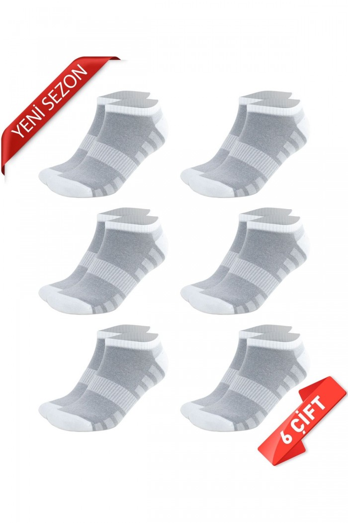 Premium Dikişsiz Bambu Erkek Süper Patik Çorap - 41-45 - 10533-BYZ 